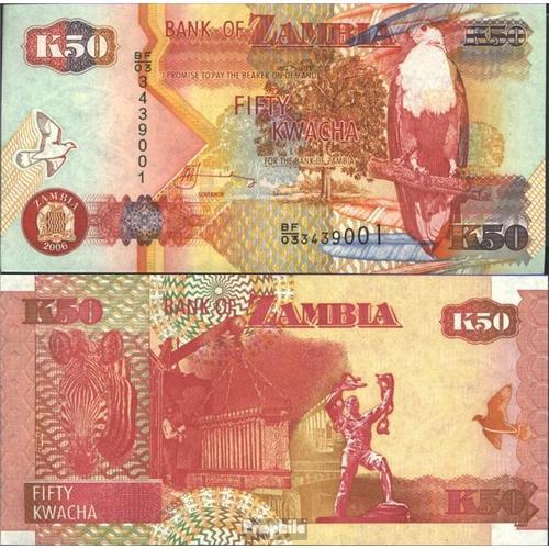 Sambia Pick-No: 37e Neuf 2006 50 Kwacha Aigle