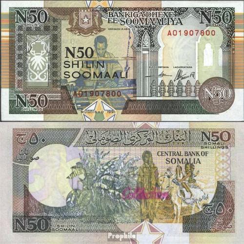 Somalie Pick-No: R2 Neuf 1991 50 N Shillings