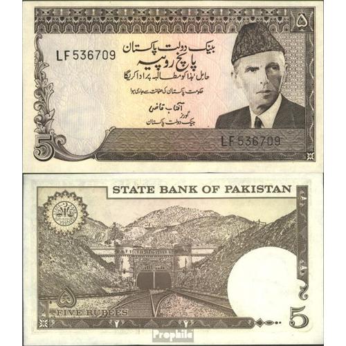 Pakistan Pick-No: 28 Neuf 1976 5 Rupees