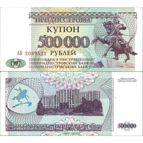 Transdniestria Pick-No: 33 Neuf 1997 500.000 Rublei