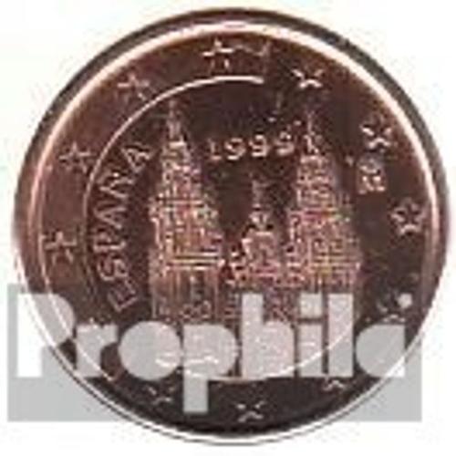 Espagne E 1 1999 Brillant Universel (Bu) 1999 Monnaie En Cours Legal 1 Cent