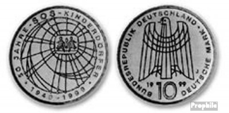 Rfa (Fr.Allemagne) Jägernr: 472 1999 J Stgl./Unzirkuliert Argent 1999 (9331757