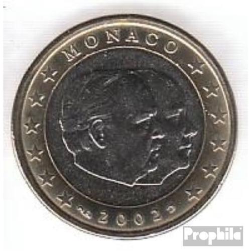 Monaco Mon 7 2002 Brillant Universel (Bu) 2002 Monnaie En Cours Legal 1 Euro