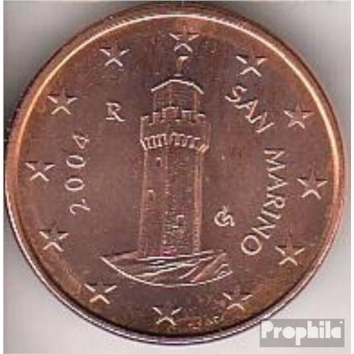 San Marin Sma 1 2004 Brillant Universel (Bu) 2004 Monnaie En Cours Legal 1 Cent