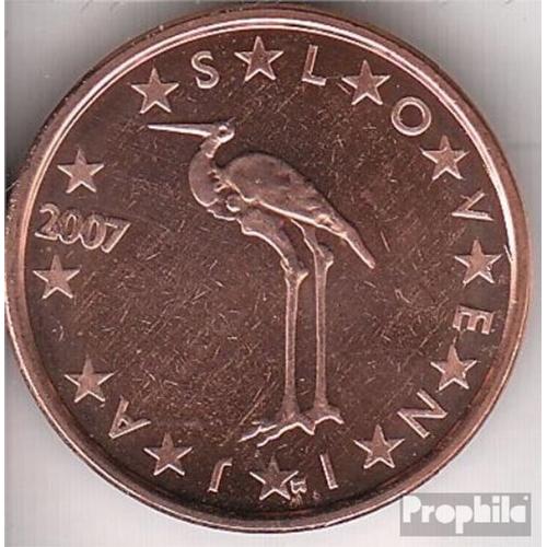 Slovénie Slo 1 2007 Brillant Universel (Bu) 2007 Monnaie En Cours Legal 1 Cent