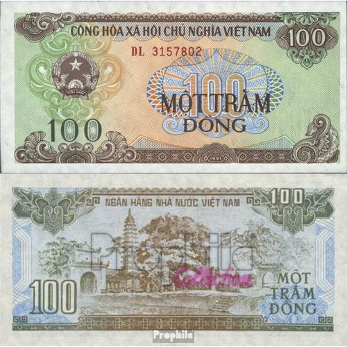 Vietnam Pick-No: 105a Neuf 1991 100 Dong
