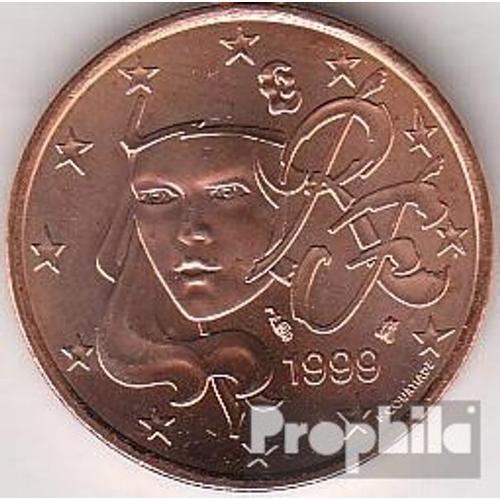France F 2 1999 Brillant Universel (Bu) 1999 Monnaie En Cours Legal 2 Cent