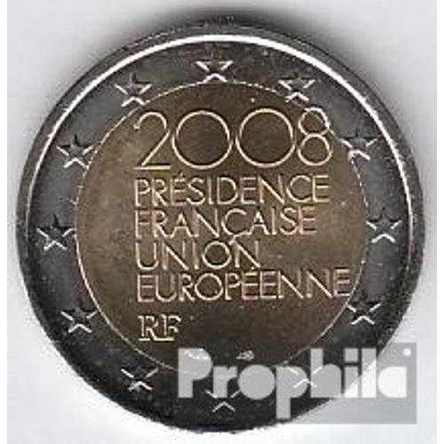 France 2008 Brillant Universel (Bu) 2008 2 Euro Ue-Ratpräsidentschaft