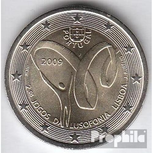 Portugal 2009 Brillant Universel (Bu) 2009 2 Euro Jeux Le Lusophonie