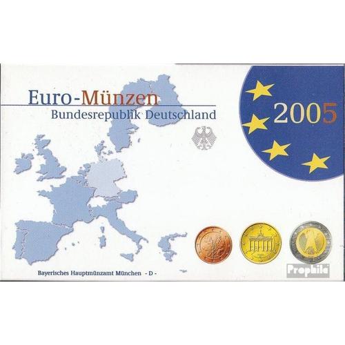 Rfa (Fr.Allemagne) 2005 D Officiel Série De Monnaies Flan Bruni