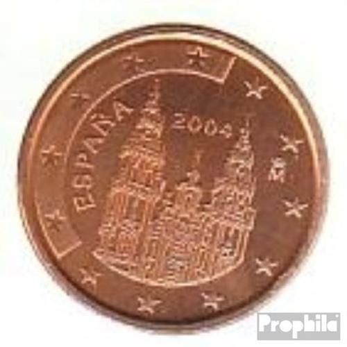 Espagne E 1 2004 Brillant Universel (Bu) 2004 Monnaie En Cours Legal 1 Cent