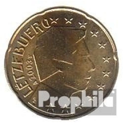 Luxembourg Lux 5 2003 Brillant Universel (Bu) 2003 Monnaie En Cours Legal 20 Cent