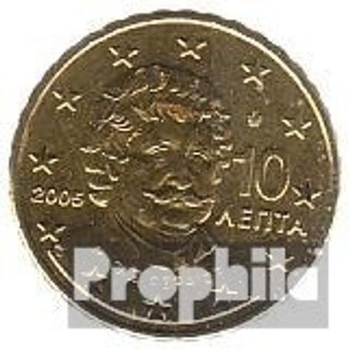 Grèce Gr 4 2005 Brillant Universel (Bu) 2005 Monnaie En Cours Legal 10 Cent