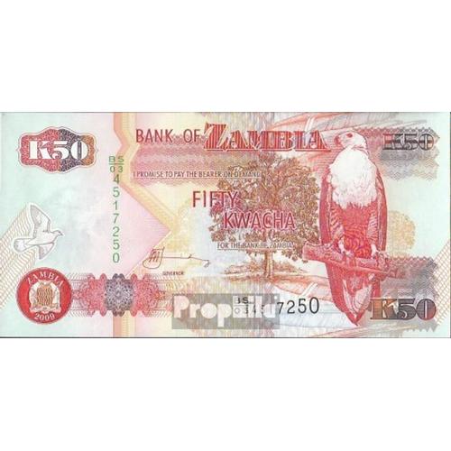 Sambia Pick-No: 37h Neuf 2009 50 Kwacha