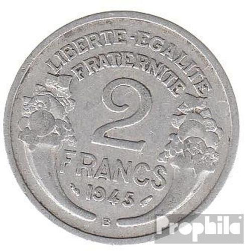 France Km-No. : 886 1946 B Aluminium Très Très Beau 1946 2 De Francs Laureate