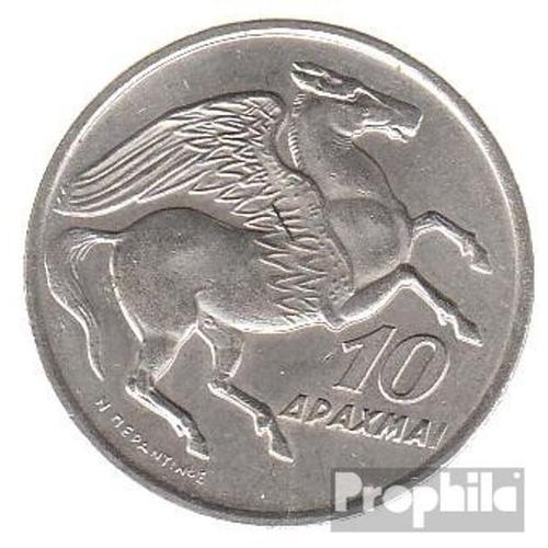 Grèce Km-No. : 110 1973 Cuivre-Nickel Fleur De Coin 1973 10 Drachmen Pegasus