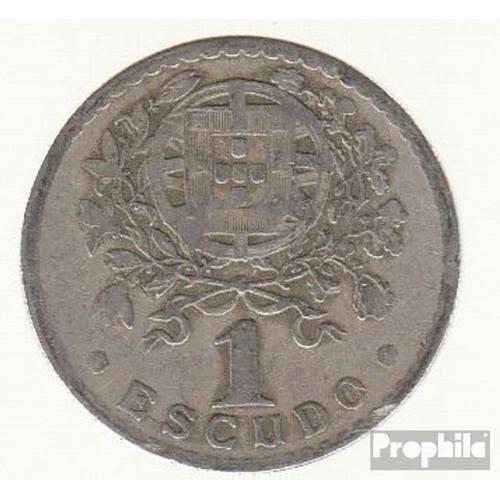 Portugal Km-No. : 578 1930 Très Déjà Cuivre-Nickel 1930 1 Escudo Liberty