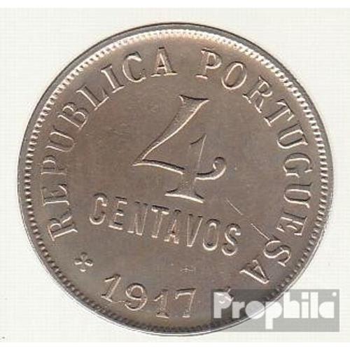 Portugal Km-No. : 566 1917 Cuivre-Nickel Très Très Beau 1917 4 Centavos Liberty