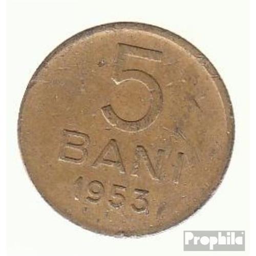 Roumanie Km-No. : 83 1955 Cuivre-Nickel-Zinc Très Très Beau 1955 5 Bani Crest
