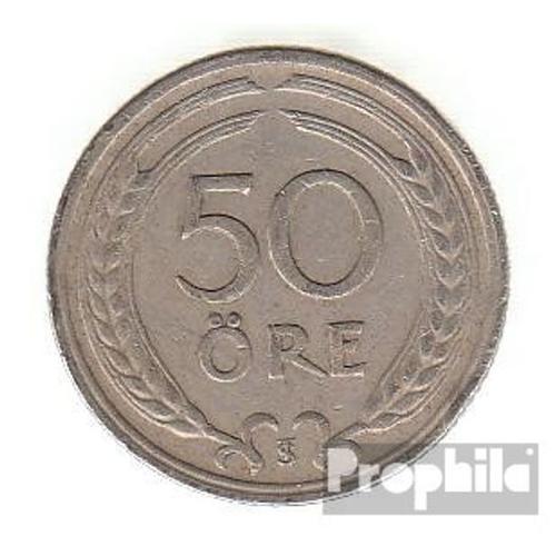 Suède Km-No. : 796 1920 Nickel-Bronze Très Très Beau