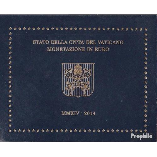 Vatikanstadt 2014 Stgl./Unzirkuliert Officiel Kursmünzensatz 2014 Euro-Après Enquête Pape François