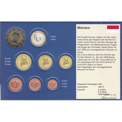 Monaco Mon 9 2012 Brillant Universel (Bu) 2012 Monnaie En Cours Legal 2 Euro