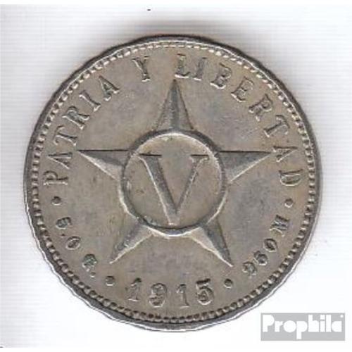 Cuba Km-No. : 11 1946 Cuivre-Nickel Très Très Beau 1946 5 Centavos Crest