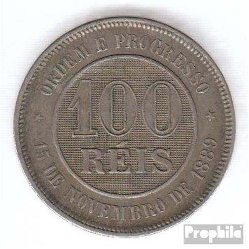 Brésil Km-No. : 492 1898 Cuivre-Nickel Très Très Beau