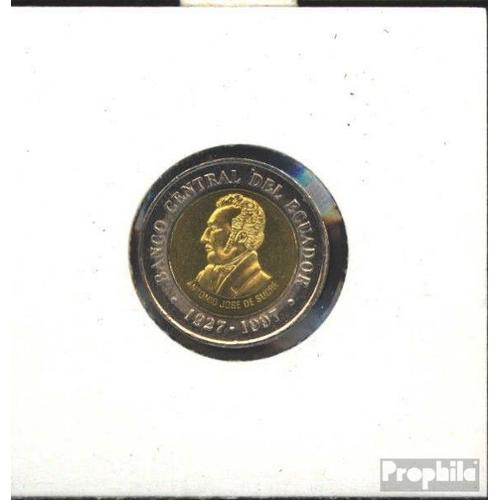 Équateur Km-No. : 101 1997 Bimetall Fleur De Coin
