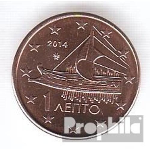 Grèce Gr 1 2014 Brillant Universel (Bu) 2014 Monnaie En Cours Legal 1 Cent