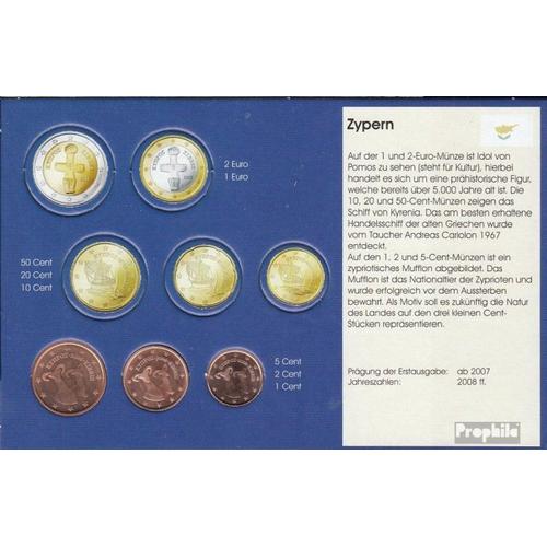 Chypre Z1- 3 2008 Brillant Universel (Bu) 2008 1,2 Et 5 Cent Monnaie En Cours Legaln