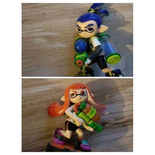 Amiibo Splatoon Boy + Girl