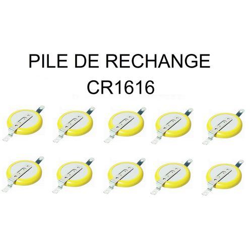 Lot 10 Piles De Rechange Cr1616 Pour Pokémon Rouge, Bleu, Jaune, Game Boy Cartouche Sauvegarde