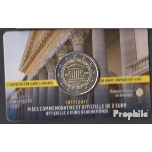 Belgique 2017 2 Euro Coincard Université Gand Coins-2017 Stgl./Unzirkuliert Édition: 200.000