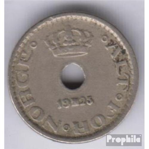 Norvège Km-No. : 383 1926 Très Déjà Cuivre-Nickel 1926 10 Öre Crest