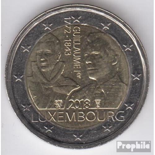 Luxembourg 2018 Stgl./Unzirkuliert Édition: 300.000 2018 2 Euro Grand-Duc William I.