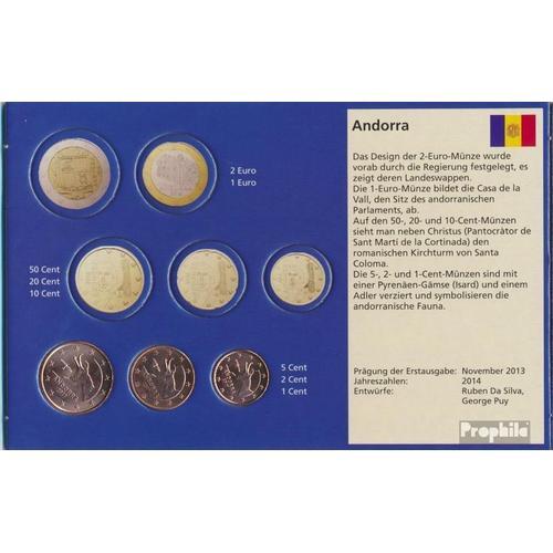 Andorre And1- 3 2017 Stgl./Unzirkuliert 2017 Kursmünzen 1, 2 Et 5 Cent