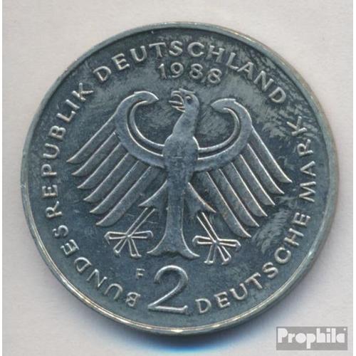 Rfa (Fr.Allemagne) Jägernr: 445 1991 J Stgl./Unzirkuliert Cuivre-Nickel 1991 2 Allemand Mark Ludwig Erhard