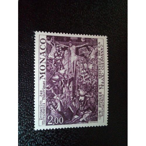 Timbre Monaco Yt 906 Dérision, Fresque De Jean Canavesio 1972 ( 021104 )