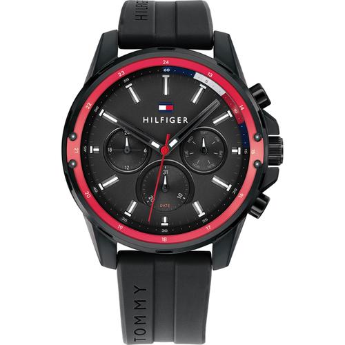 Tommy Hilfiger Montre Noir Multi-Cadrans Hommes Mason 1791793