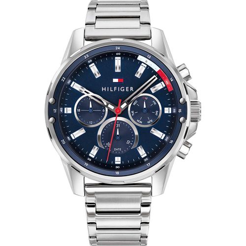Tommy Hilfiger Montre Argent Multi-Cadrans Hommes Mason 1791788