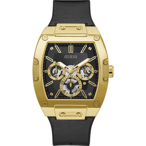 Montre Homme Guess Phoenix En Cuir Noir