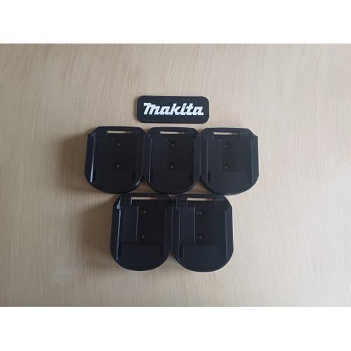 Lot de 5 supports batteries MAKITA 18V