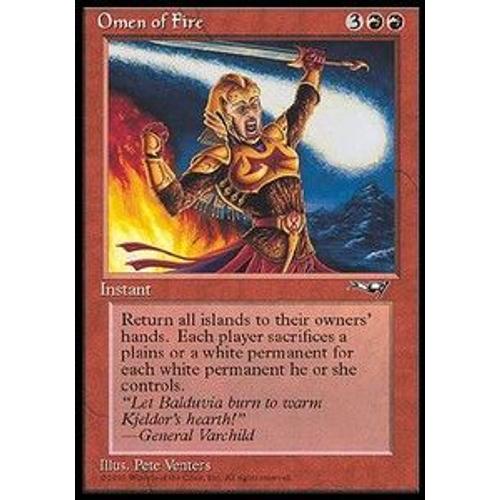 Augure Ardent - Alliances - Omen Of Fire - R - Mtg