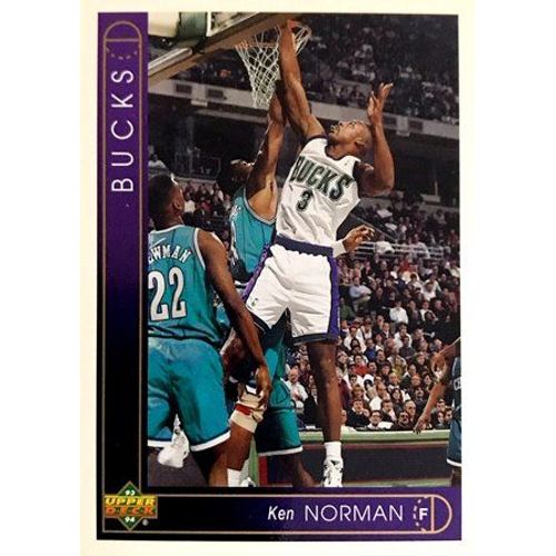 367 Ken Norman - Milwaukee Bucks - Carte Upper Deck Nba 1993