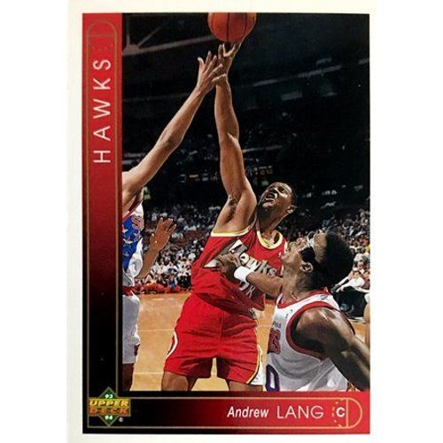 394 Andrew Lang - Atlanta Hawks - Carte Upper Deck Nba 1993