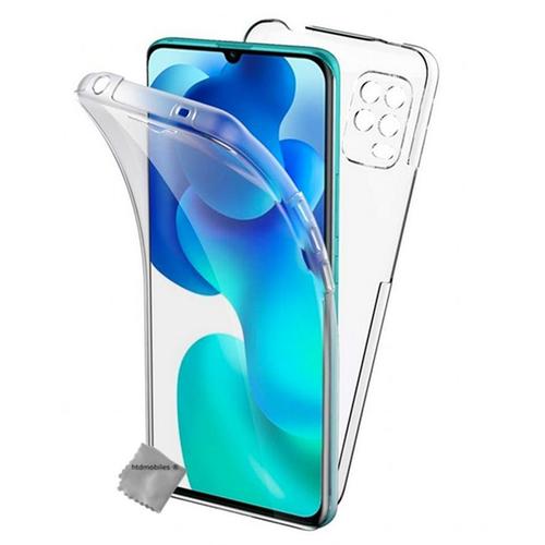 Housse Etui Coque Silicone Gel 360 Integrale Xiaomi Mi 10 Lite 5g + Verre Trempe - Transparent