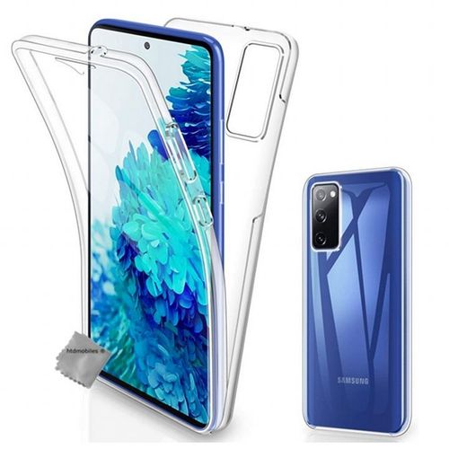 Housse Etui Coque Silicone Gel 360 Integrale Samsung Galaxy S20 Fe 5g + Film Ecran - Transparent