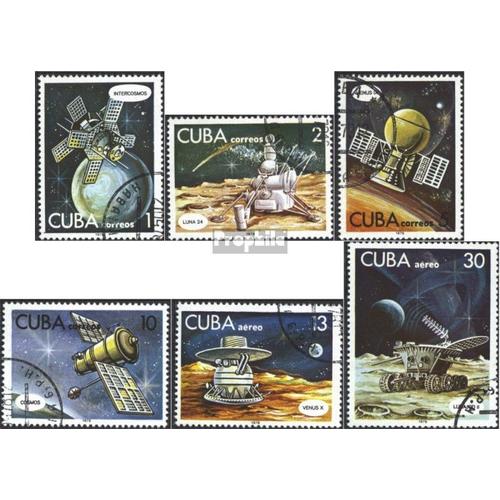 Cuba 2286-2291 Oblitéré 1978 Jour Le Recherche Spatiale