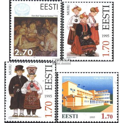 Estonie 247,248-249,250 (Complète.Edition.) Neuf Avec Gomme Originale 1995 Timbres Spéciaux